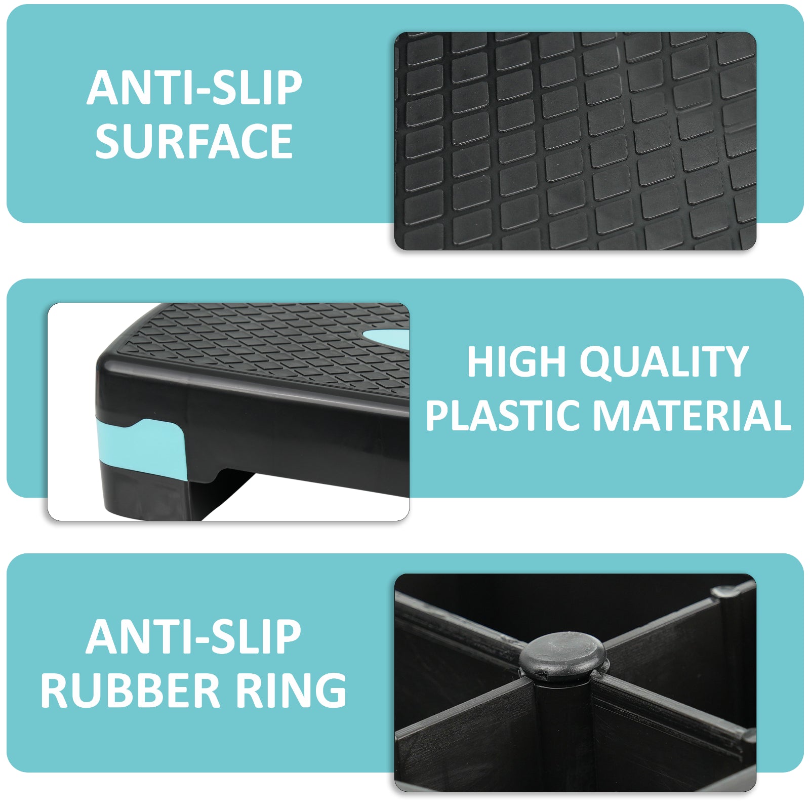 Aerobic Exercise Stepper Durable Non-Slip Mat Adjustable Fitness Yoga Equipment