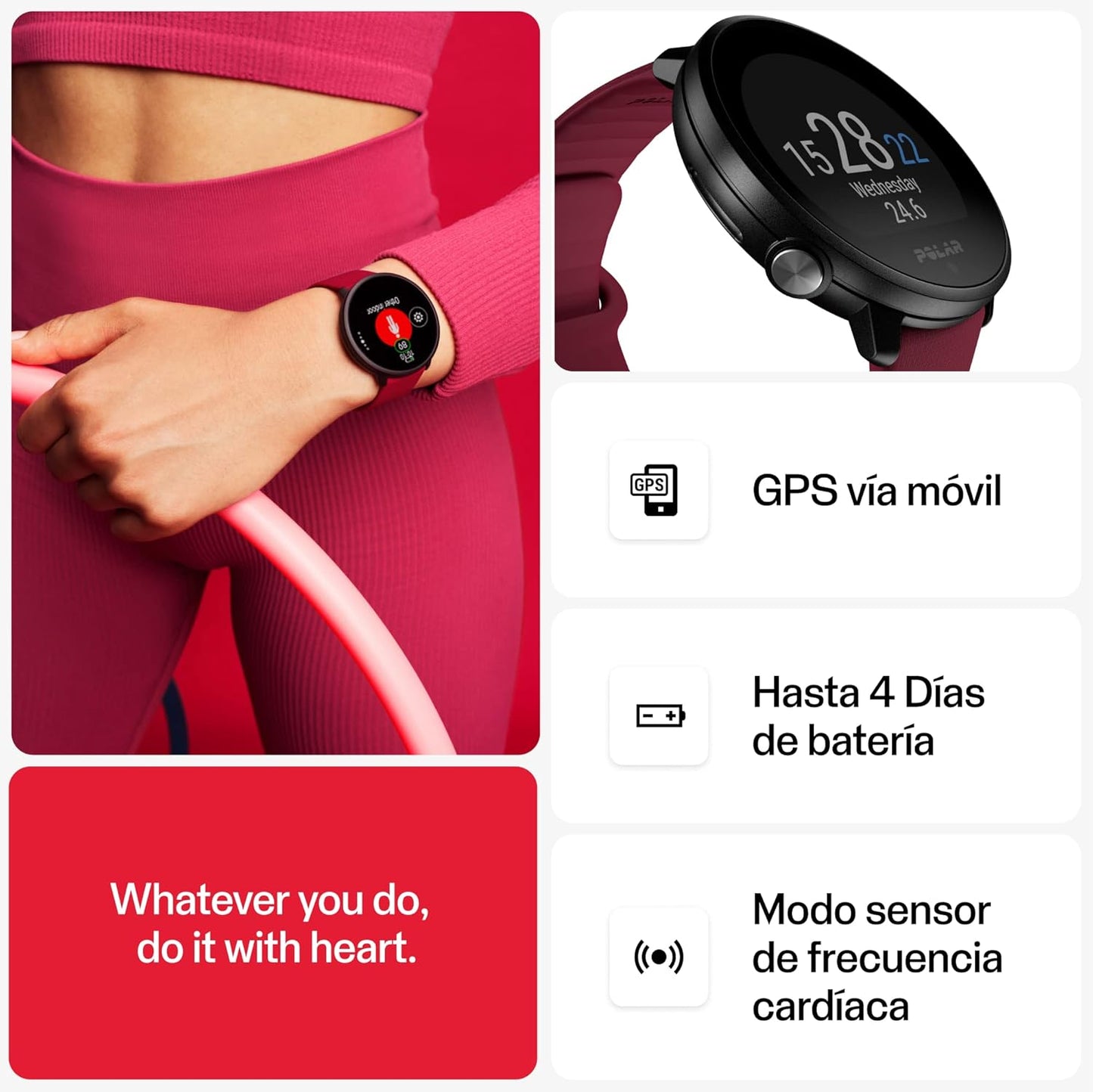 Unite – Fitness & Activity Tracking Watch with Connected GPS, Sleep Analysis, Smart Workout Guidance & 130+ Sport Profiles