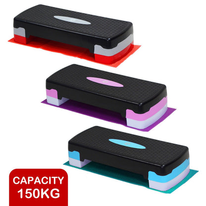 Aerobic Exercise Stepper Durable Non-Slip Mat Adjustable Fitness Yoga Equipment