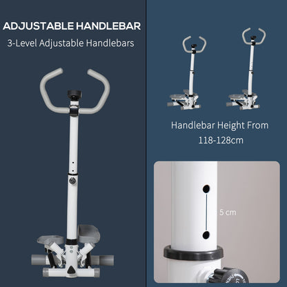 Adjustable Twist Stepper Step Machine for Home Gym Office Aerobic Workout